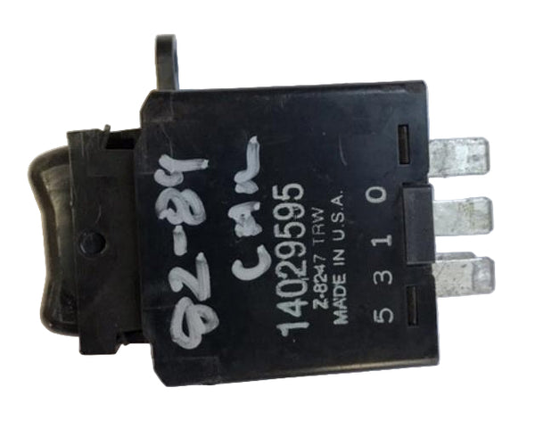 REAR DEFOG SWITCH, USED 82-89 CAMARO