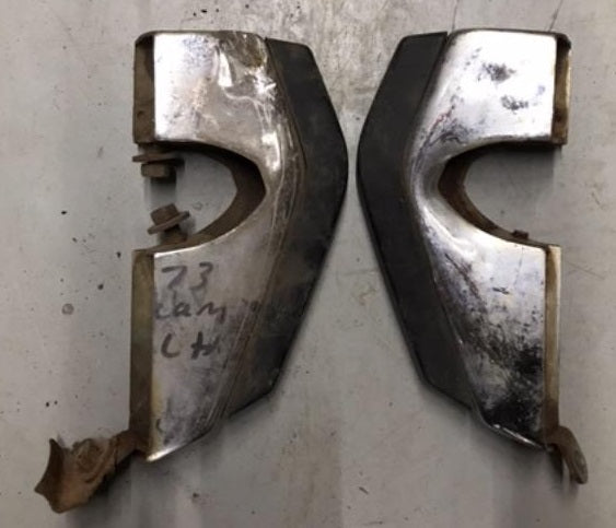 REAR BUMPER GUARDS, USED PAIR 73 CAMARO