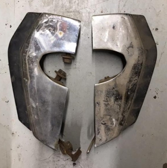 REAR BUMPER GUARDS, USED PAIR 73 CAMARO