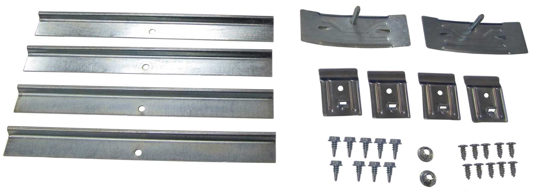 ROCKER MOLDINGS CLIPS SET, 2nd design 67 GTO