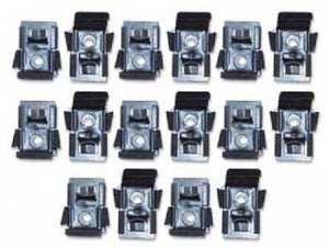 CONV TOP BOOT CLIPS SET, 64-5 A-BODY  CONV'T, 16 CLIPS, REPRO