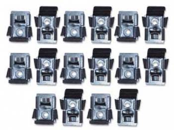 CONV TOP BOOT CLIPS SET, 64-5 A-BODY  CONV'T, 16 CLIPS, REPRO