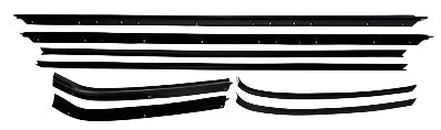 WINDOW FELT KIT, 8PC COUP 71-75 Impala