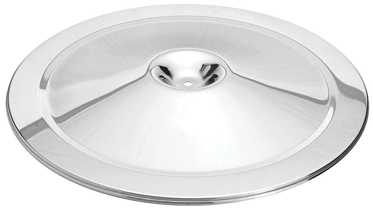 AIR CLEANER LID, 14"DIA. CHROME,  NEW