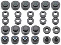 BODY BUSHING KIT,COUP, NO BOLTS 68-72 A-BODY,