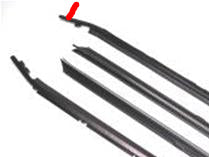 DOOR FELTS KIT, 81-86 MUSTANG CAPRI