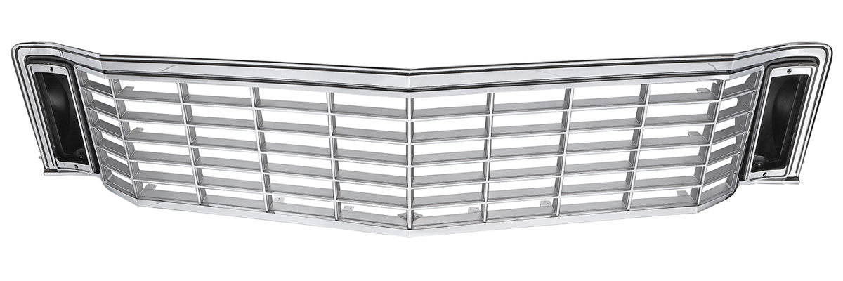FRONT GRILL, NEW CHROME PLASTIC 72 MONTE CARLO
