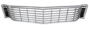 FRONT GRILL, NEW CHROME PLASTIC 72 MONTE CARLO