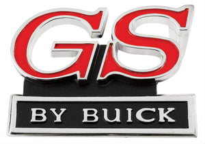 GRILLE EMBLEM (GS BY BUICK) 72 GRAN SPORT
