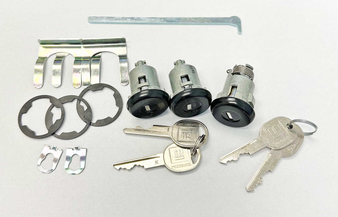 PY Autolock Bright Door And Trunk Lock Set For 1981-1987 Regal, Grand Prix, Monte Carlo – New
