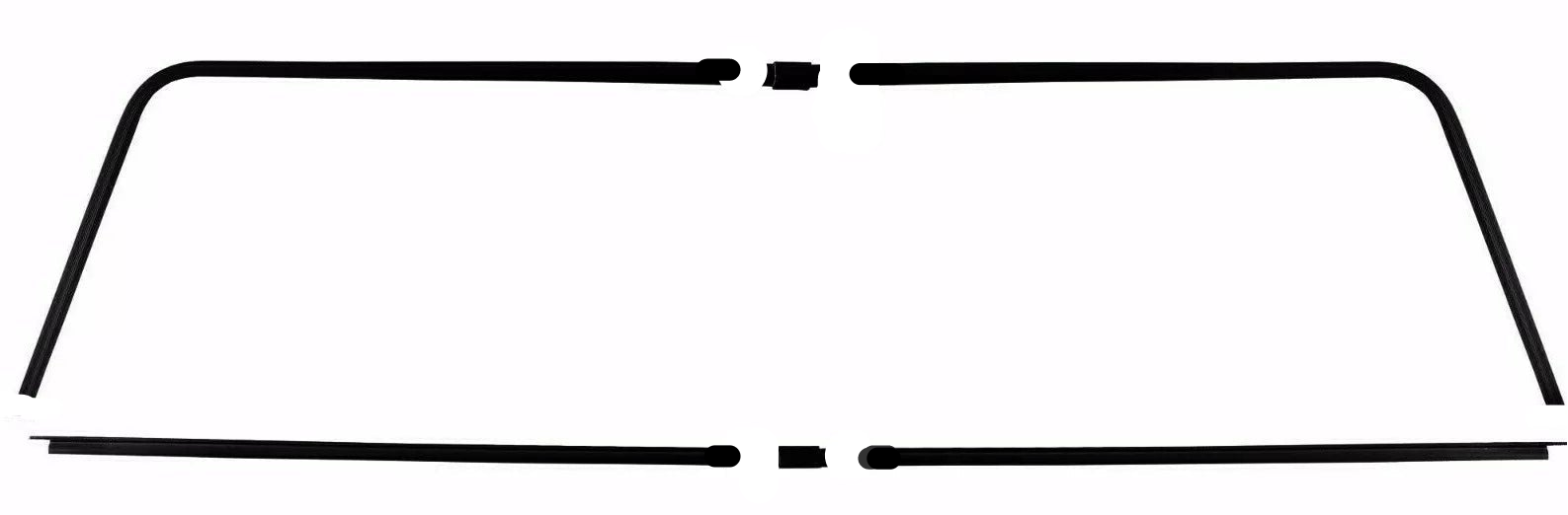 INSIDE REAR WINDOW TRIM, 6PCS 64-67 ELCAMINO