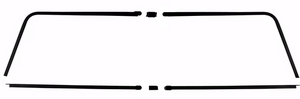 INSIDE REAR WINDOW TRIM, 6PCS 64-67 ELCAMINO