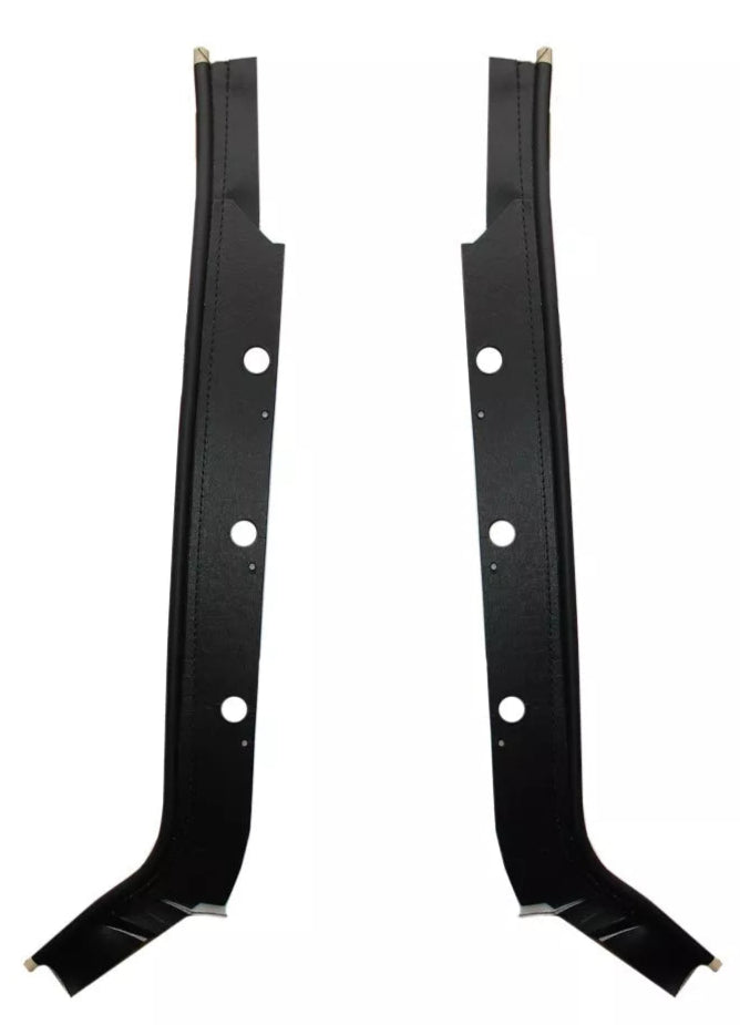 DOOR JAMB WINDLACE, 68-9 A-BODY PR BLACK NEW