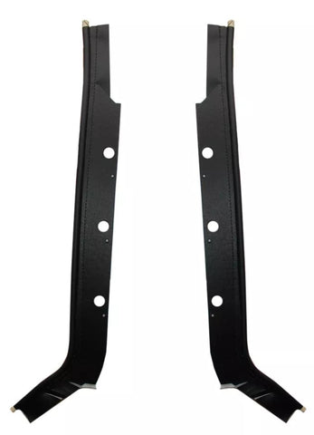 DOOR JAMB WINDLACE, 68-9 A-BODY PR BLACK NEW