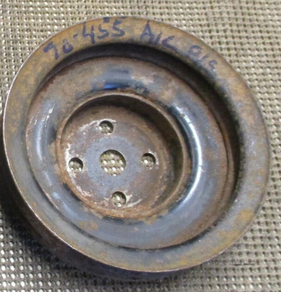 FAN PULLEY, 2 GROOVE, 67-70 BUICK, 400 430 455,