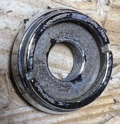 WIPER SWITCH BEZEL NUT, CHROME, 67 MALIBU