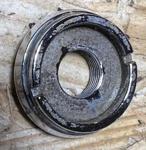 WIPER SWITCH BEZEL NUT, CHROME, 67 MALIBU