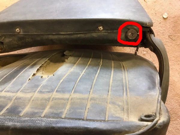 BUCKET SEAT STOP SCREW 67-70 CAMARO FIREBIRD