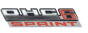 ROCKER EMBLEM, RIGHT NEW "OHC6 SPRINT" 67 FIREBIRD TEMPEST