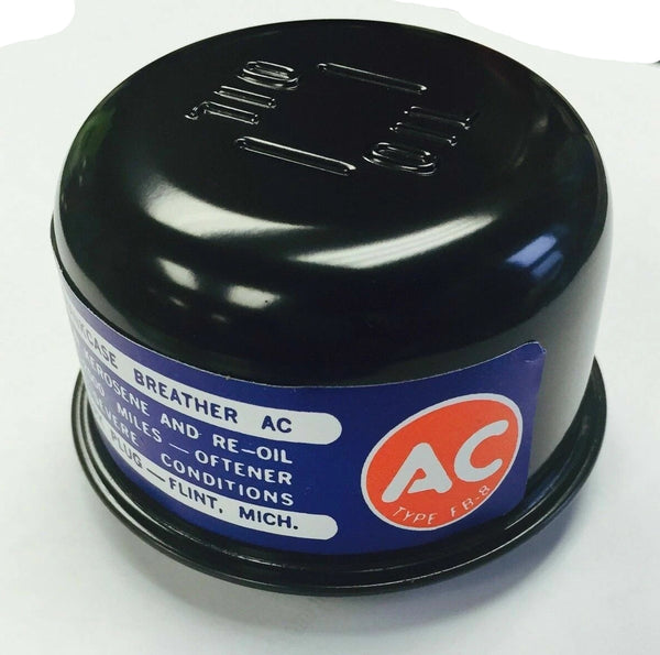 OIL FILL BREATHER CAP, PAINTED 57-64 PONT 64-7 CHEVY, PUSH ON, DIMPLES