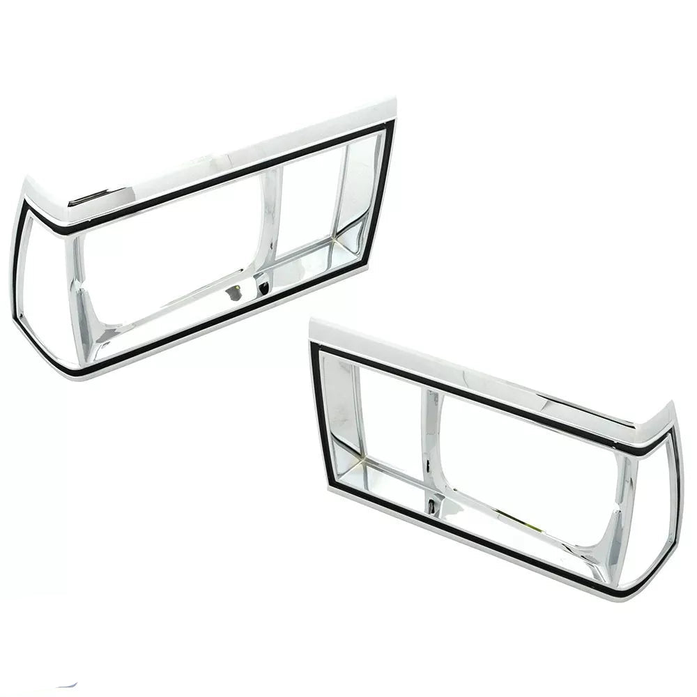 HEADLIGHT BEZELS ,NEW PAIR 80 MALIBU ELCAMINO