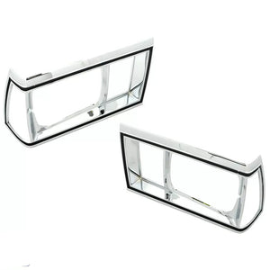 HEADLIGHT BEZELS ,NEW PAIR 80 MALIBU ELCAMINO
