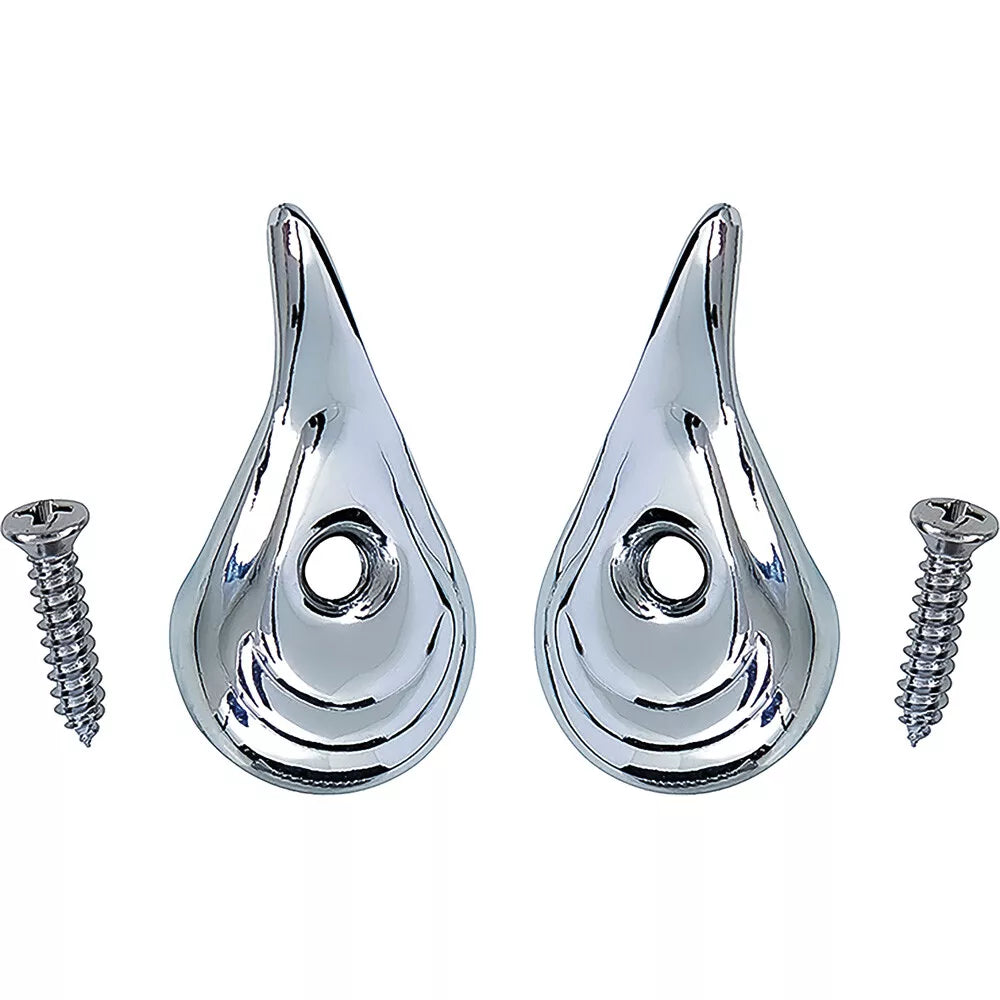 COAT HOOK ,CHROME  PAIR NEW 59-66