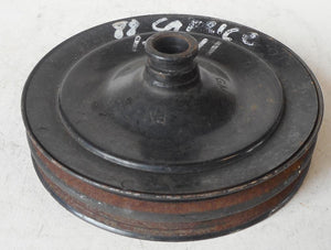 PS PUMP PULLEY ,2 GROOVE USED 75-87 CHEVY