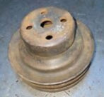 FAN PULLEY, V8, 2 GROOVE USED 77 BUICK
