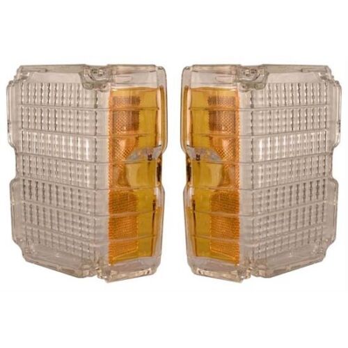 PARK LIGHT LENS, CLEAR NEW PAIR 72 CHEVELLE OR SS