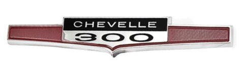QUARTER PANEL EMBLEM, NEW 65 (CHEVELLE 300 ) EACH