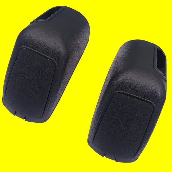 FRONT SEAT BELT RETRACTOR COVERS, NEW PR 71-72 A-BODY
