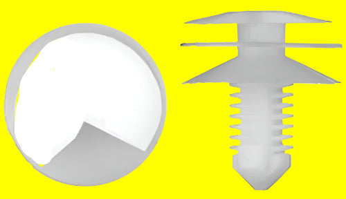 PLASTIC PANEL CLIP , PLASTIC 3 RINGS EACH 71-88