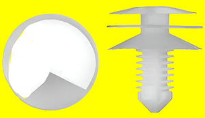 PLASTIC PANEL CLIP , PLASTIC 3 RINGS EACH 71-88