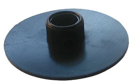 DOOR GLASS BUSHING,BLACK PLASTIC 73-77