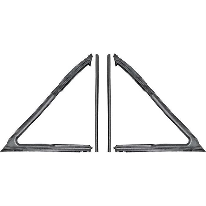 VENT GLASS WEATHERSTRIPS, PAIR NEW 62-67 NOVA