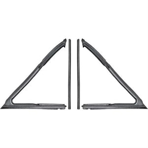 VENT GLASS WEATHERSTRIPS, PAIR NEW 62-67 NOVA