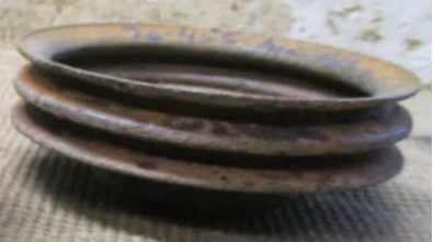 FAN PULLEY, 2 GROOVE, 67-70 BUICK, 400 430 455,