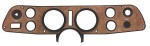 DASH GAUGE BEZEL ,W/WOODGRAIN NEW 76-78 CAMARO