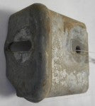 DOOR GLASS VERTICAL TRACK BRACKET, LEFT USED 68 A-BODY