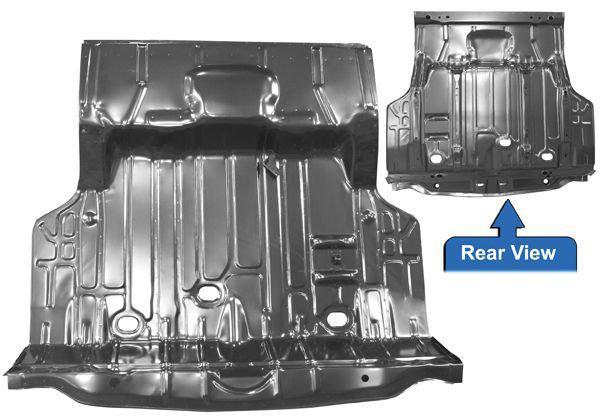 TRUNK PAN, COMPLETE, 70-72 CH, WELDED, 62" WIDE 54" DEEP, REPRO
