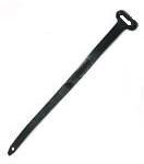 HARNESS OR HOSE TIE STRAP, 2 3/4" LONG, BLACK NYLON