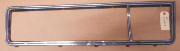 DASH CLUSTER BEZEL ,CHROME USED 67 IMPALA