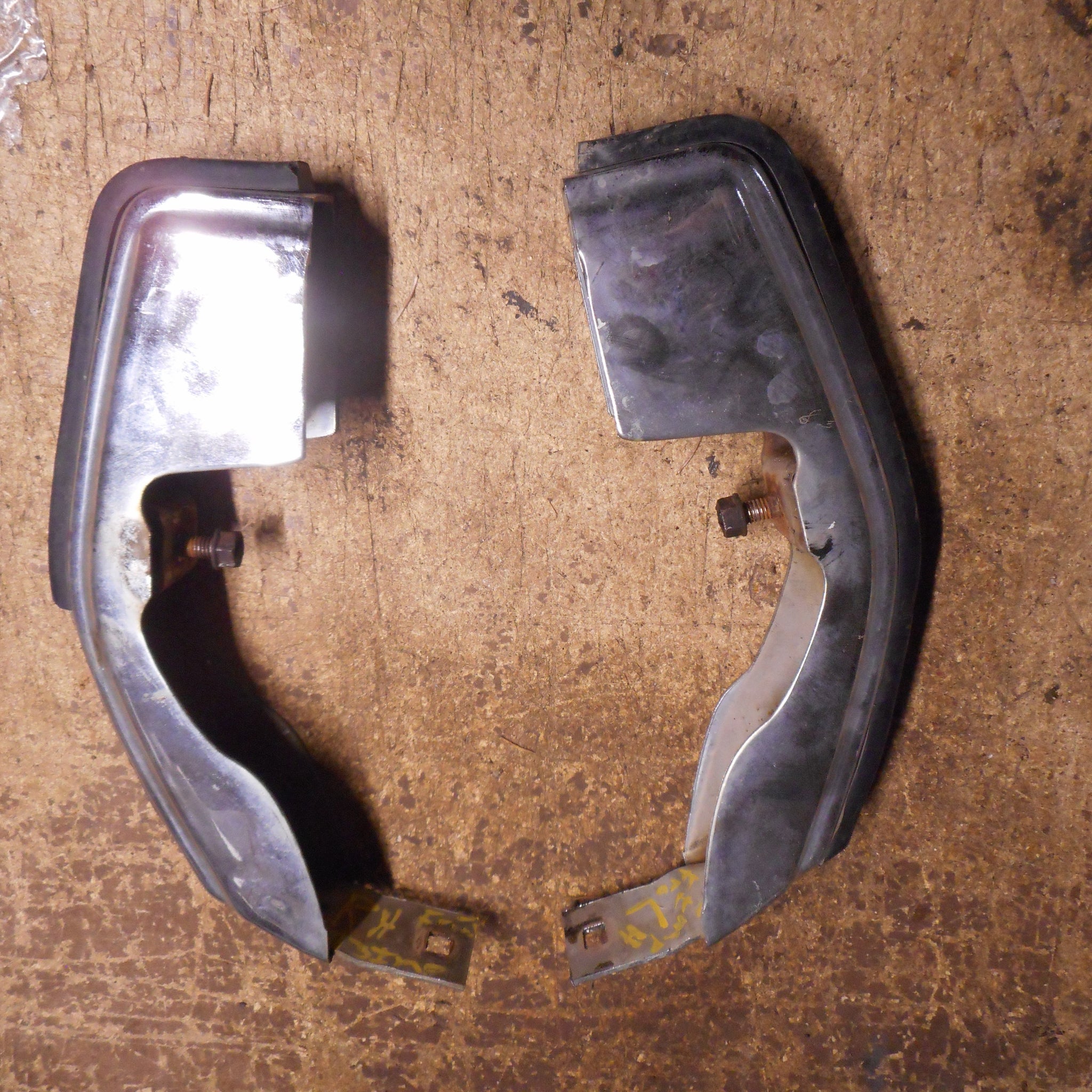FRONT BUMPER GUARDS ,USED 73 CAPRICE IMPALA