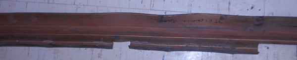 REAR BUMPER FILLER ,CENTER RUBBER USED 78-87 ELCAMINO