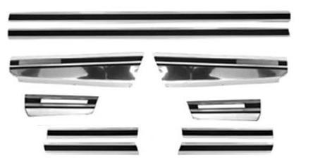 BODY SIDE MOLDINGS KIT, NEW 70-72 MONTE CARLO