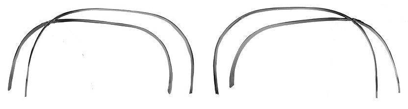 WHEEL OPENING MOLDING SET, NEW, 70-72 GTO
