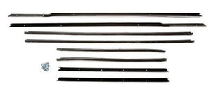 WINDOW FELT KIT ,CONVERTIBLE OE TYPE 8PCS 66 IMPALA