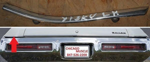 QUARTER PANEL EXTENSION MOLDING OR TRIM, LEFT SIDE, EACH, USED