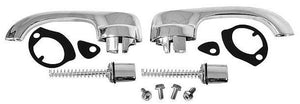 OUTER FRONT DOOR HANDLES, PAIR, NEW, 62-65 NOVA, 63-64 OLDS 88, 67-8 BONN CAT